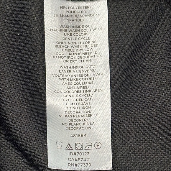 Ann Taylor Fringe Paillette Shell Tank Top Blouse Sleeveless Black Sz M - Picture 11 of 11